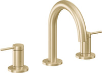 California Faucets - 5202M-SB - 8" Widespread Lavatory Faucet - Satin Brass (PVD) - D Street