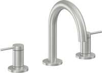 California Faucets - 5202M-SC - 8" Widespread Lavatory Faucet - Satin Chrome (PVD) - D Street