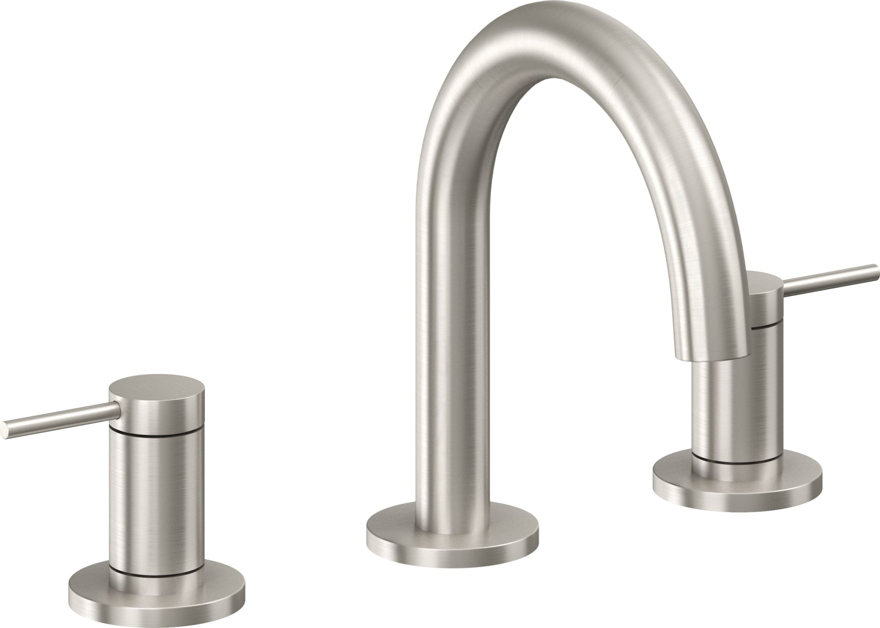 California Faucets - 5202M-USS - 8" Widespread Lavatory Faucet - Ultra Stainless Steel (PVD) - D Street