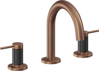 California Faucets - 5202MFZB-ACF - 8" Widespread Lavatory Faucet with ZeroDrain - Antique Copper Flat - D Street