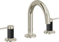 California Faucets - 5202MFZBF-BNU - 8" Widespread Lavatory Faucet with Completely Finished ZeroDrain - Burnished Nickel Uncoated - D Street