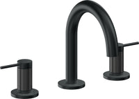 California Faucets - 5202MF-CB - 8" Widespread Lavatory Faucet - Carbon (PVD) - D Street