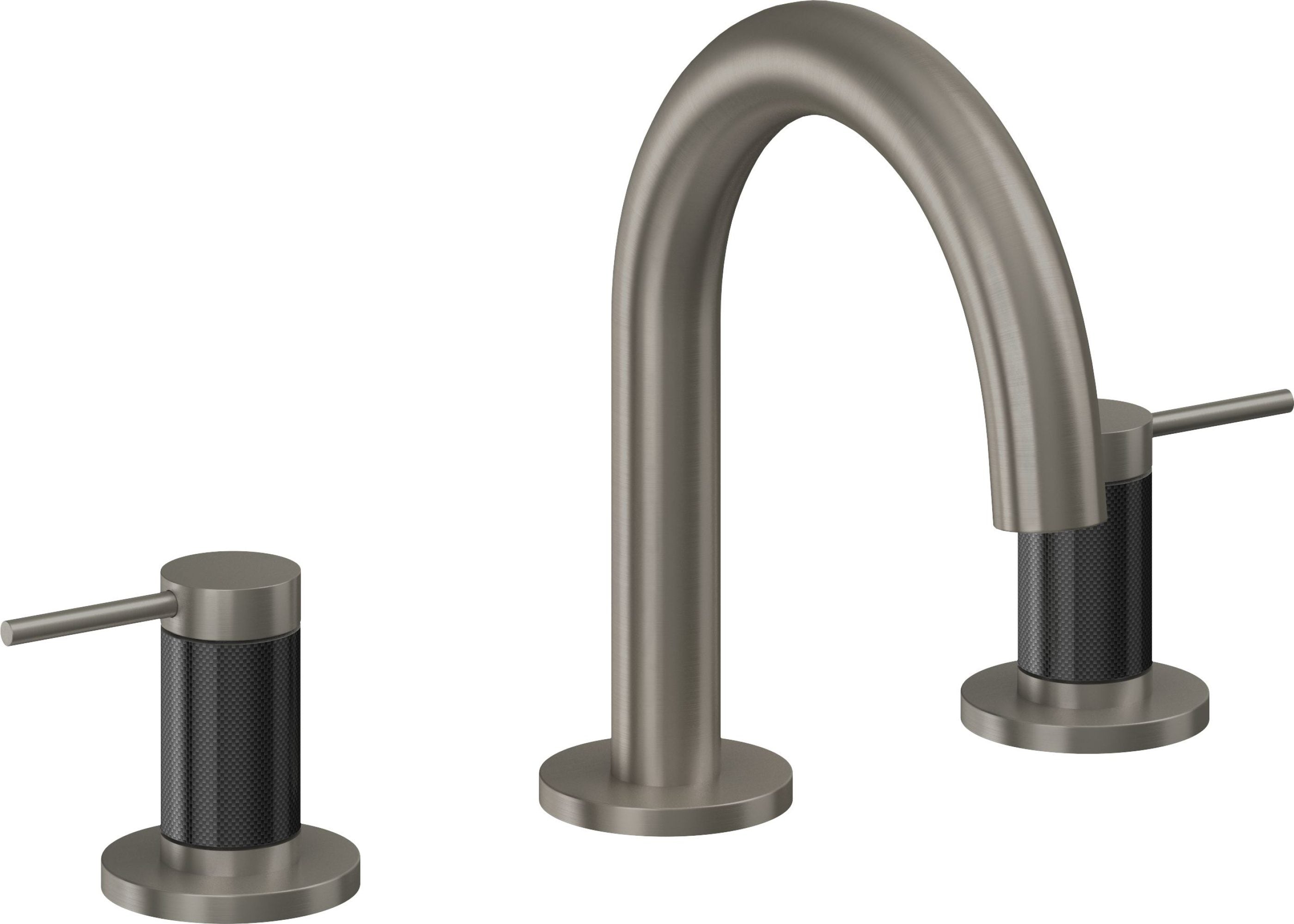 California Faucets - 5202MF-GRP - 8" Widespread Lavatory Faucet - Graphite (PVD) - D Street