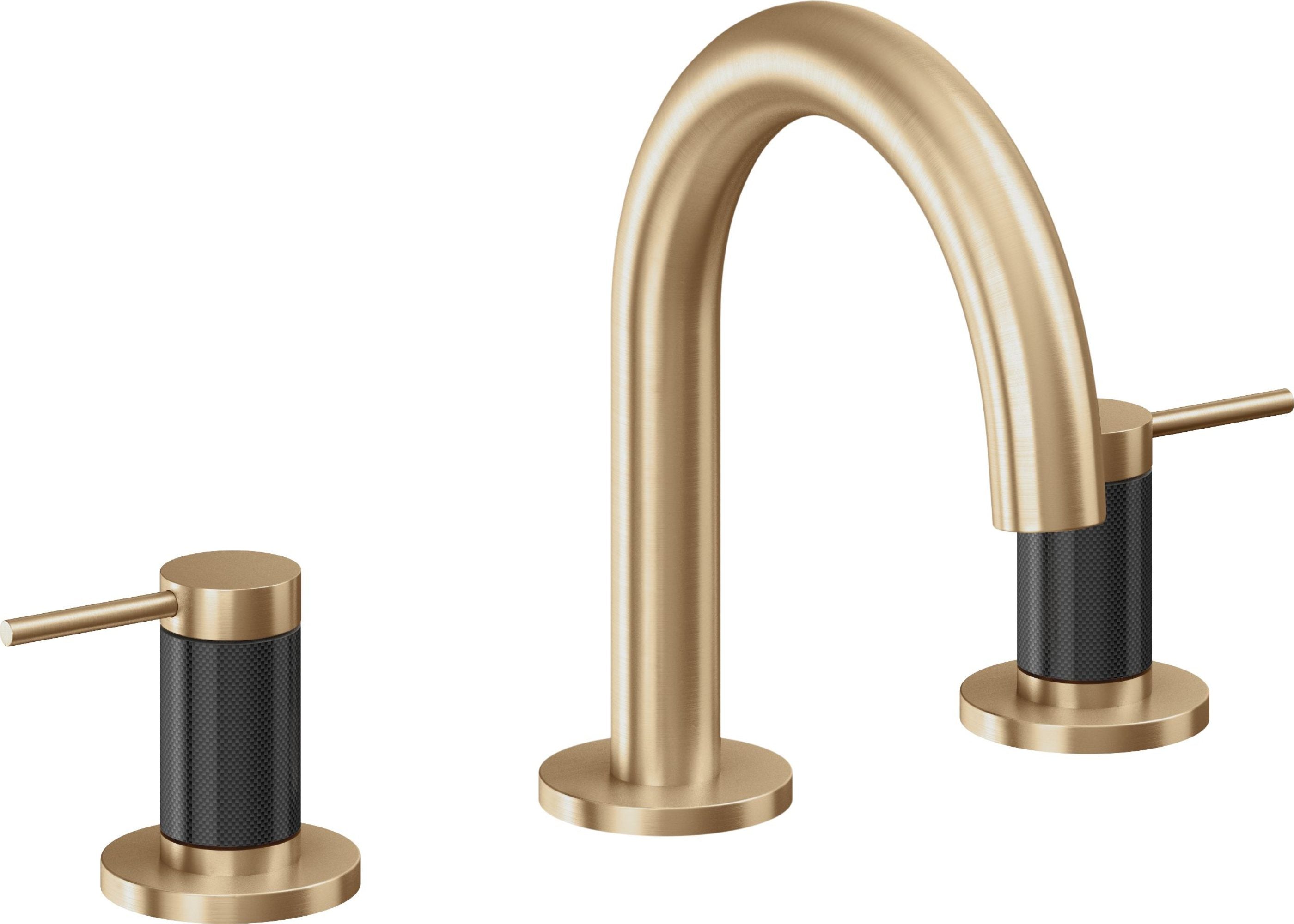 California Faucets - 5202MF-SBZ - 8" Widespread Lavatory Faucet - Satin Bronze (PVD) - D Street