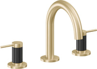 California Faucets - 5202MFZBF-SB - 8" Widespread Lavatory Faucet with Completely Finished ZeroDrain - Satin Brass (PVD) - D Street