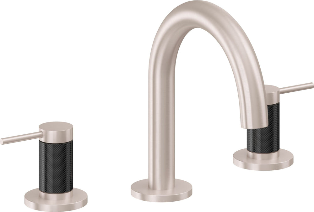 California Faucets - 5202MF-SN - 8" Widespread Lavatory Faucet - Satin Nickel  - D Street