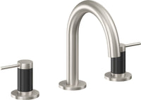 California Faucets - 5202MFZB-USS - 8" Widespread Lavatory Faucet with ZeroDrain - Ultra Stainless Steel (PVD) - D Street