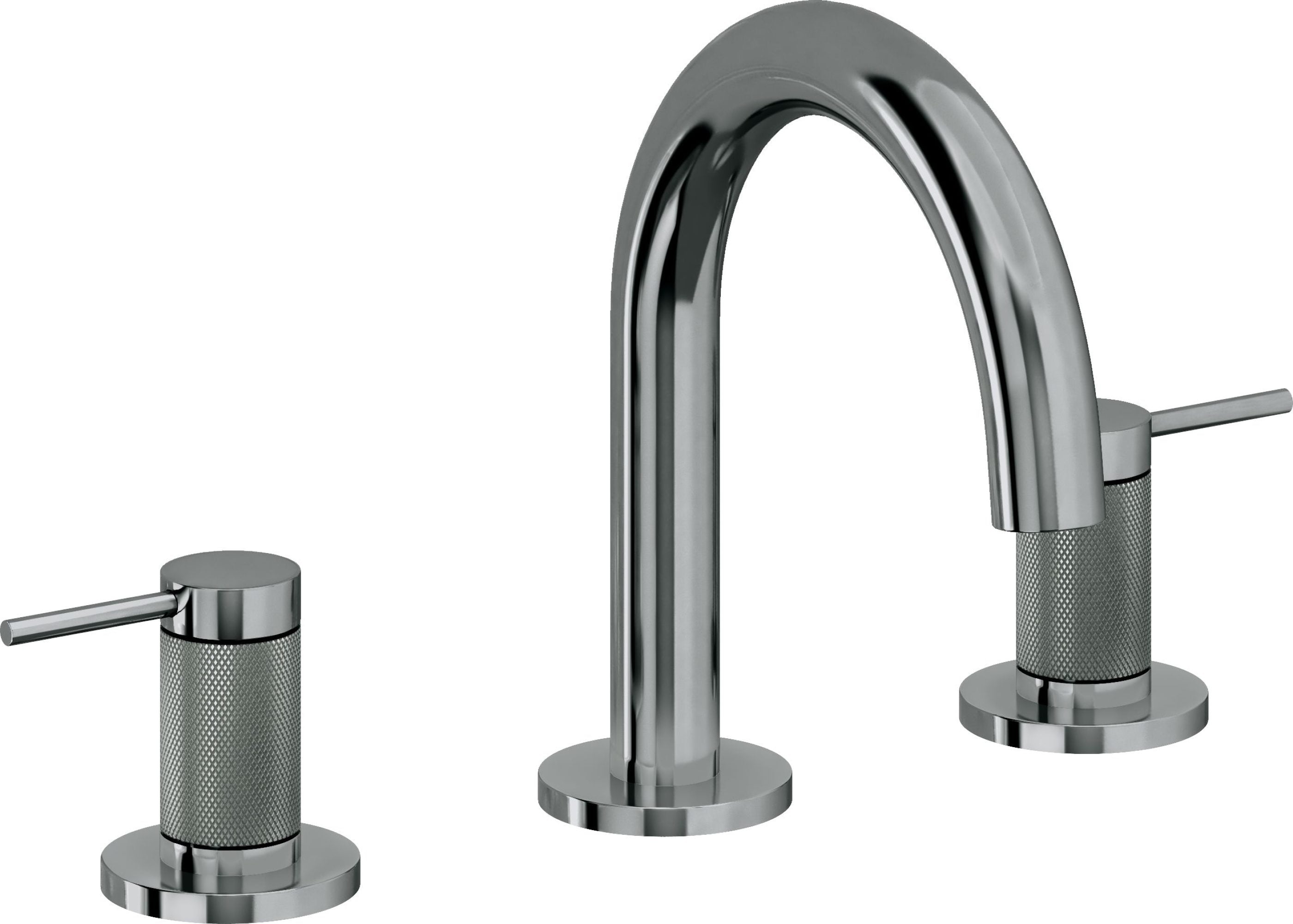 California Faucets - 5202MKZB-BLKN - 8" Widespread Lavatory Faucet with ZeroDrain - Black Nickel (PVD) - D Street