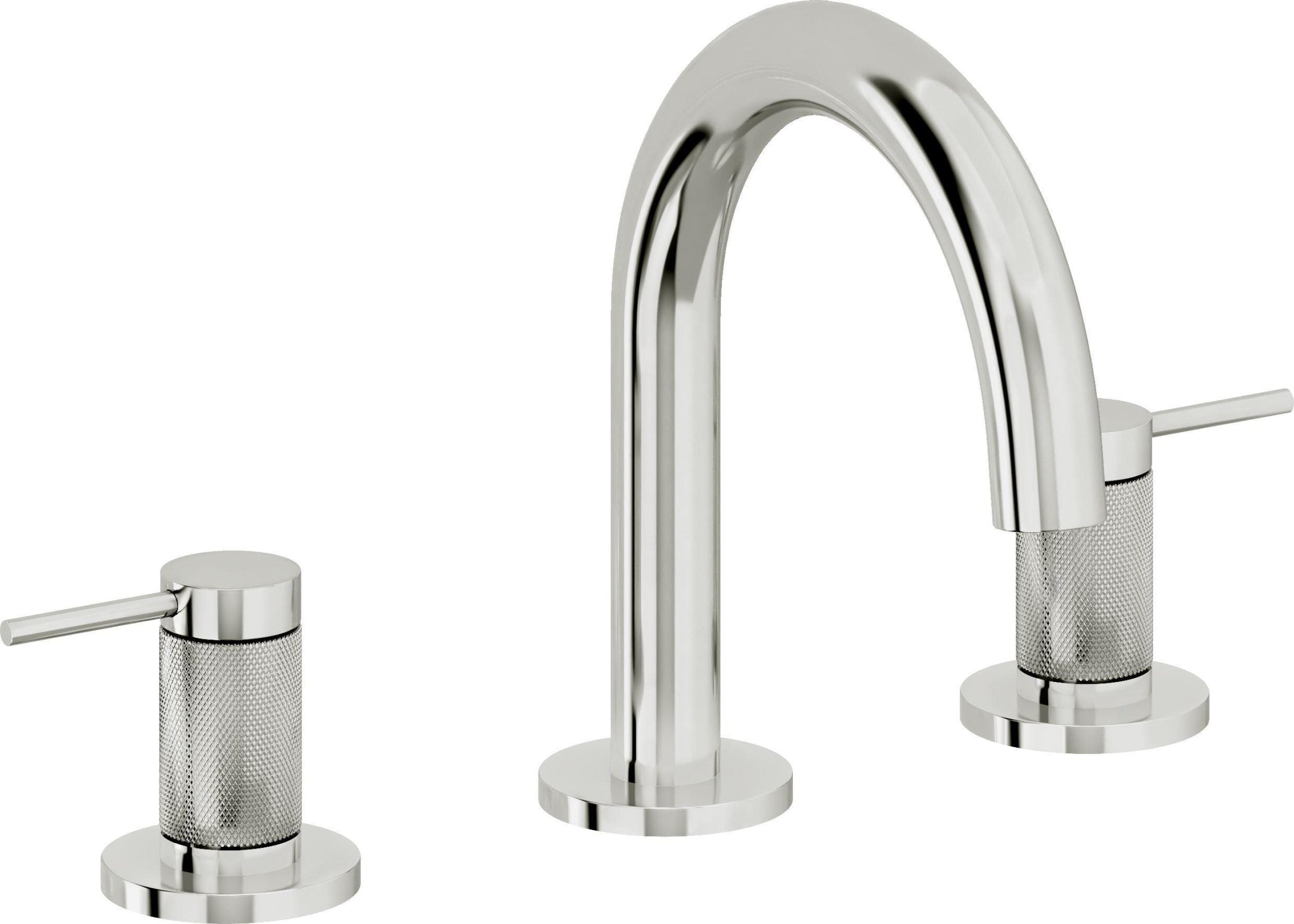 California Faucets - 5202MKZB-PC - 8" Widespread Lavatory Faucet with ZeroDrain - Polished Chrome - D Street