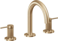 California Faucets - 5202MKZBF-SBZ - 8" Widespread Lavatory Faucet with Completely Finished ZeroDrain - Satin Bronze (PVD) - D Street