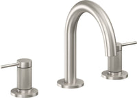 California Faucets - 5202MKZB-USS - 8" Widespread Lavatory Faucet with ZeroDrain - Ultra Stainless Steel (PVD) - D Street