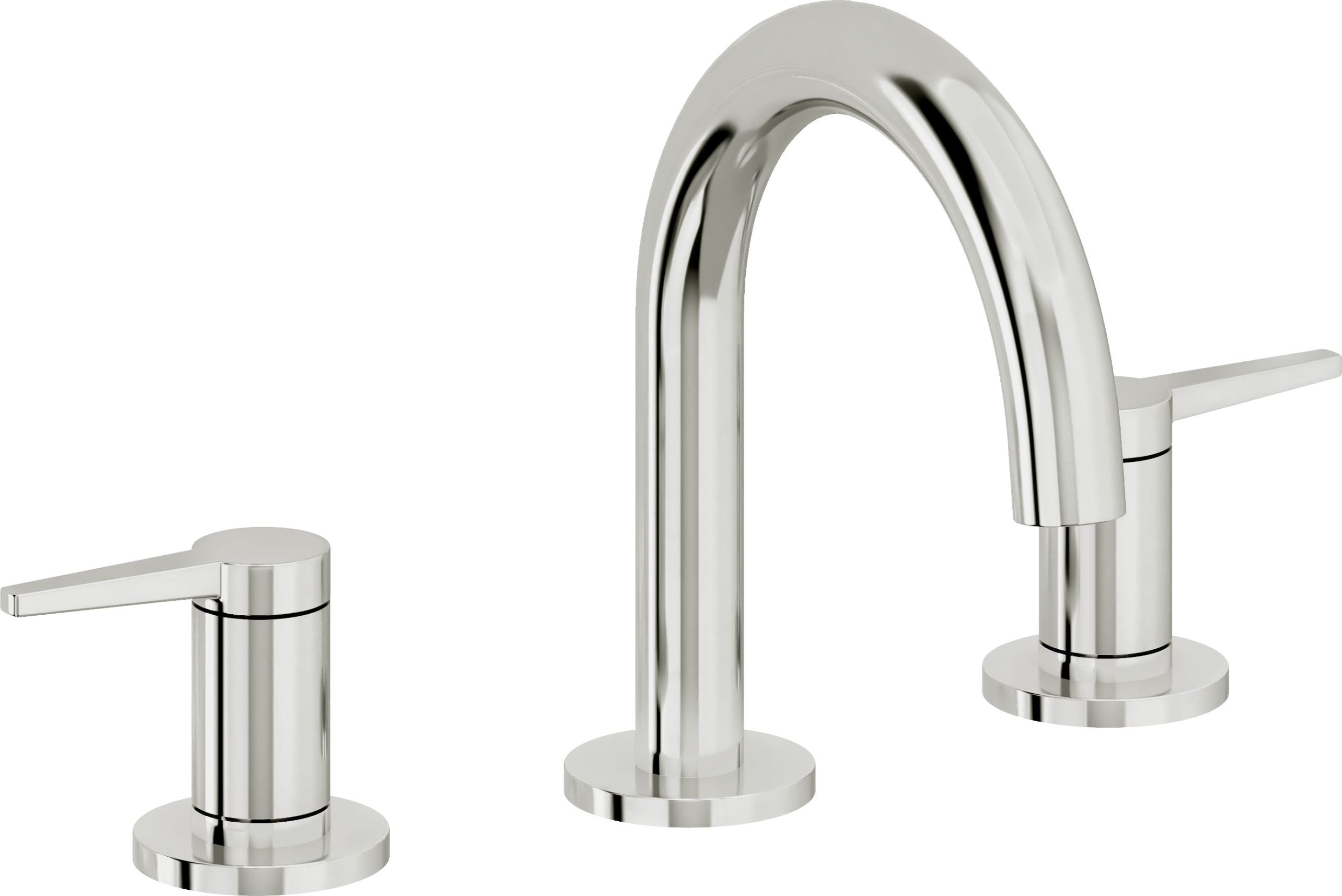 California Faucets - 5302M-PC - 8" Widespread Lavatory Faucet - Polished Chrome - D Street