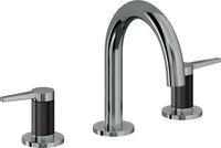 California Faucets - 5302MFZB-BLKN - 8" Widespread Lavatory Faucet with ZeroDrain - Black Nickel (PVD) - D Street