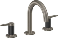 California Faucets - 5302MFZBF-GRP - 8" Widespread Lavatory Faucet with Completely Finished ZeroDrain - Graphite (PVD) - D Street