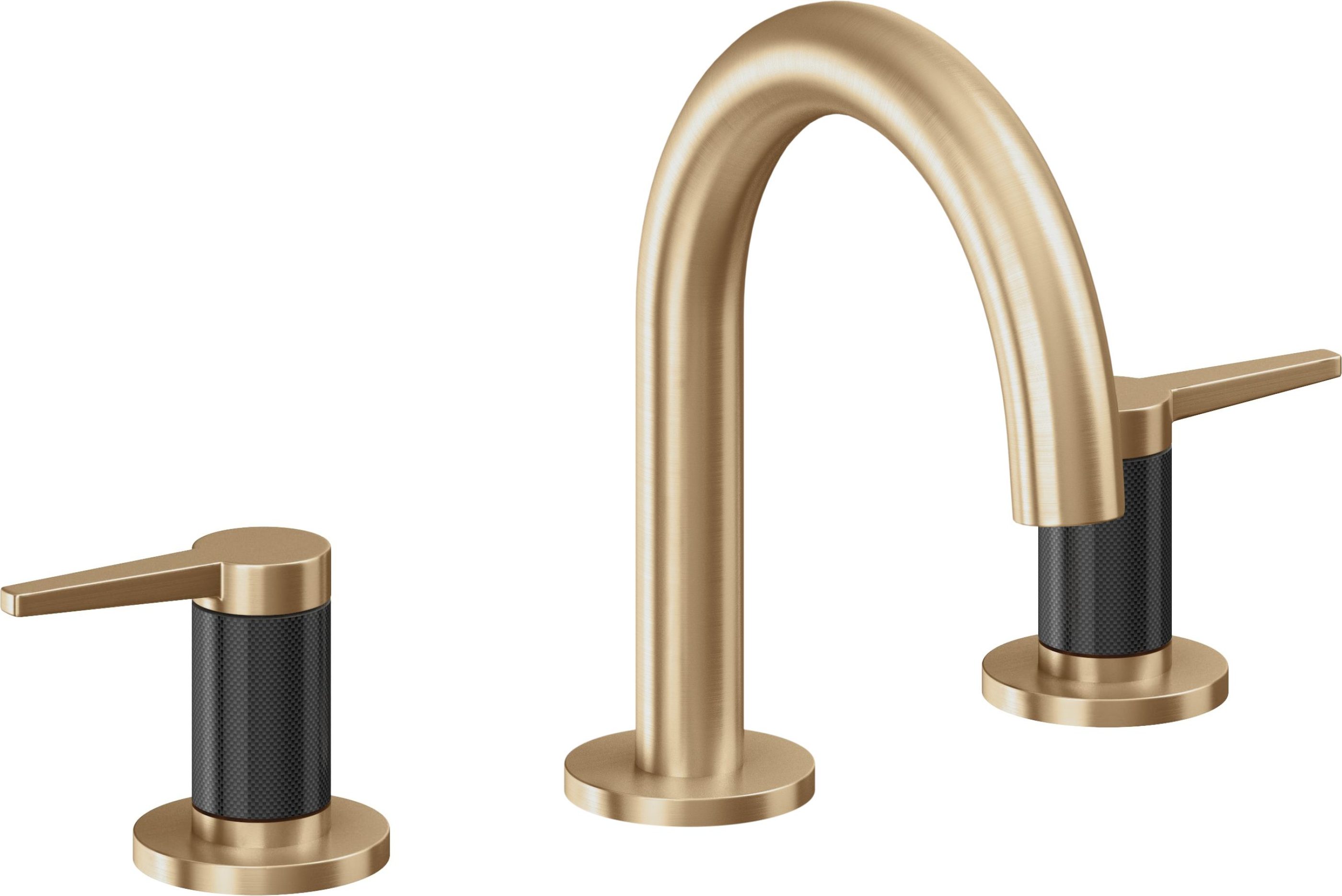 California Faucets - 5302MFZB-SBZ - 8" Widespread Lavatory Faucet with ZeroDrain - Satin Bronze (PVD) - D Street