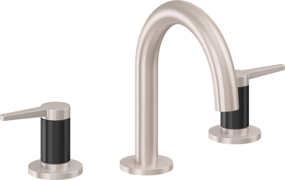 California Faucets - 5302MF-SN - 8" Widespread Lavatory Faucet - Satin Nickel  - D Street