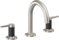 California Faucets - 5302MFZBF-USS - 8" Widespread Lavatory Faucet with Completely Finished ZeroDrain - Ultra Stainless Steel (PVD) - D Street