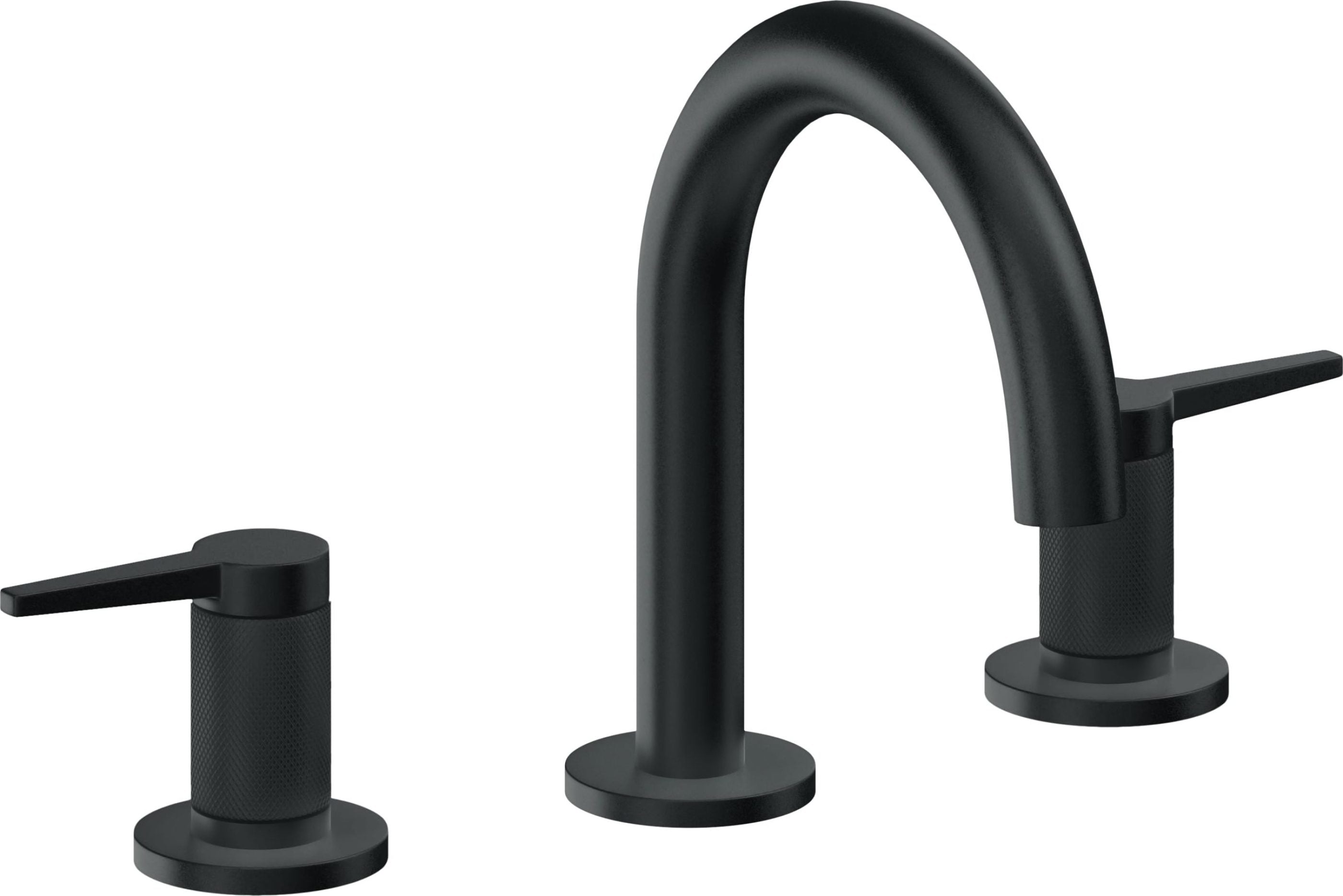 California Faucets - 5302MK-CB - 8" Widespread Lavatory Faucet - Carbon (PVD) - D Street