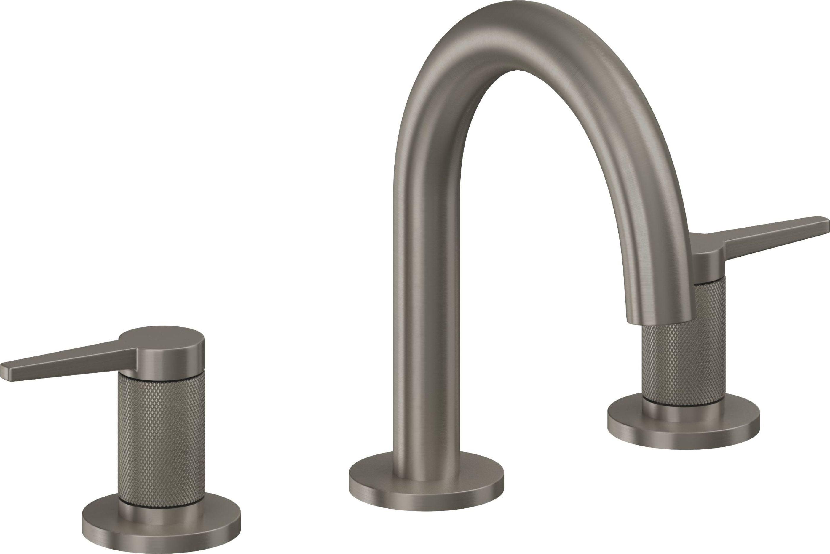 California Faucets - 5302MK-GRP - 8" Widespread Lavatory Faucet - Graphite (PVD) - D Street