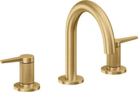 California Faucets - 5302MK-LSG - 8" Widespread Lavatory Faucet - Lifetime Satin Gold (PVD) - D Street