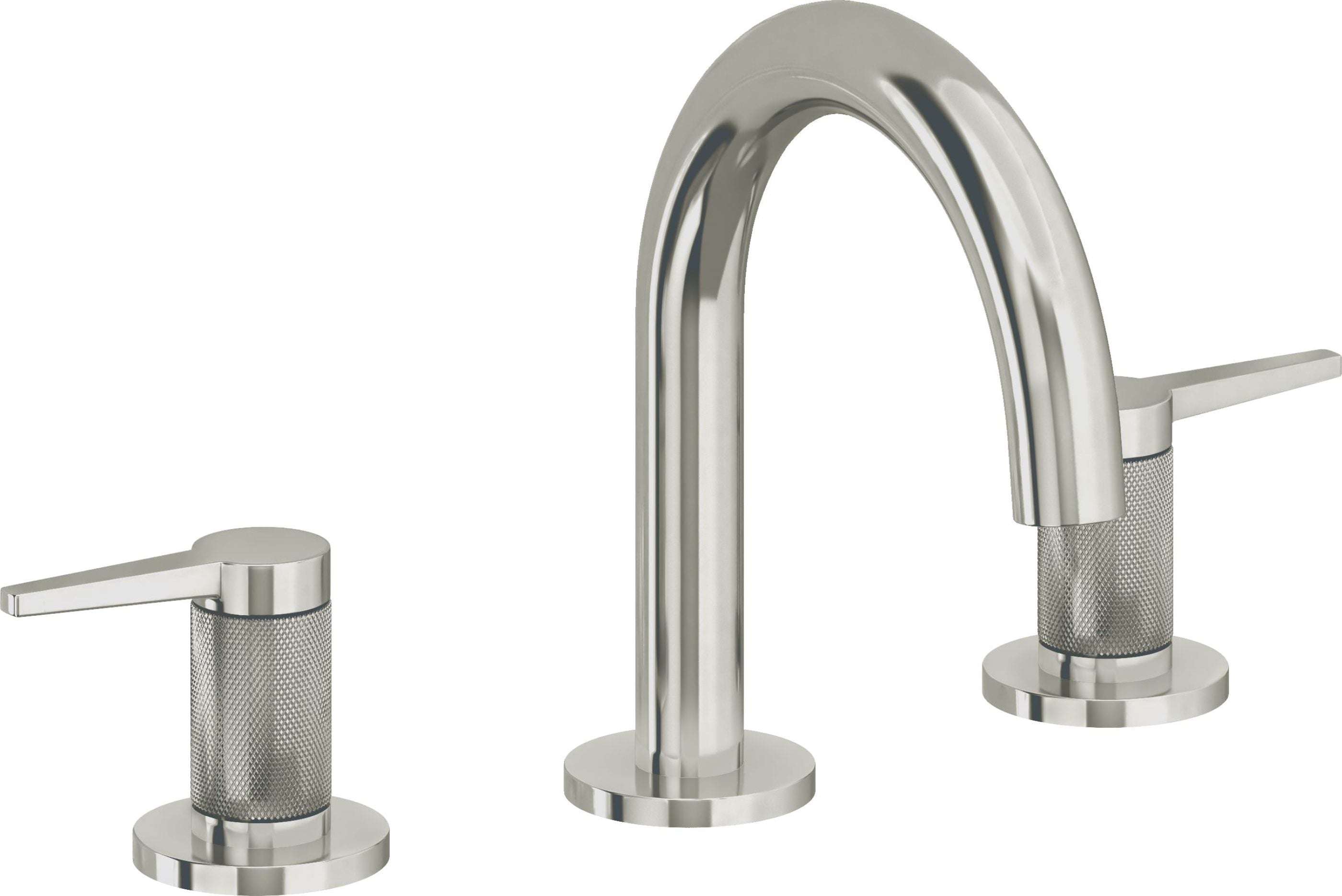 California Faucets - 5302MK-PN - 8" Widespread Lavatory Faucet - Polished Nickel (PVD) - D Street