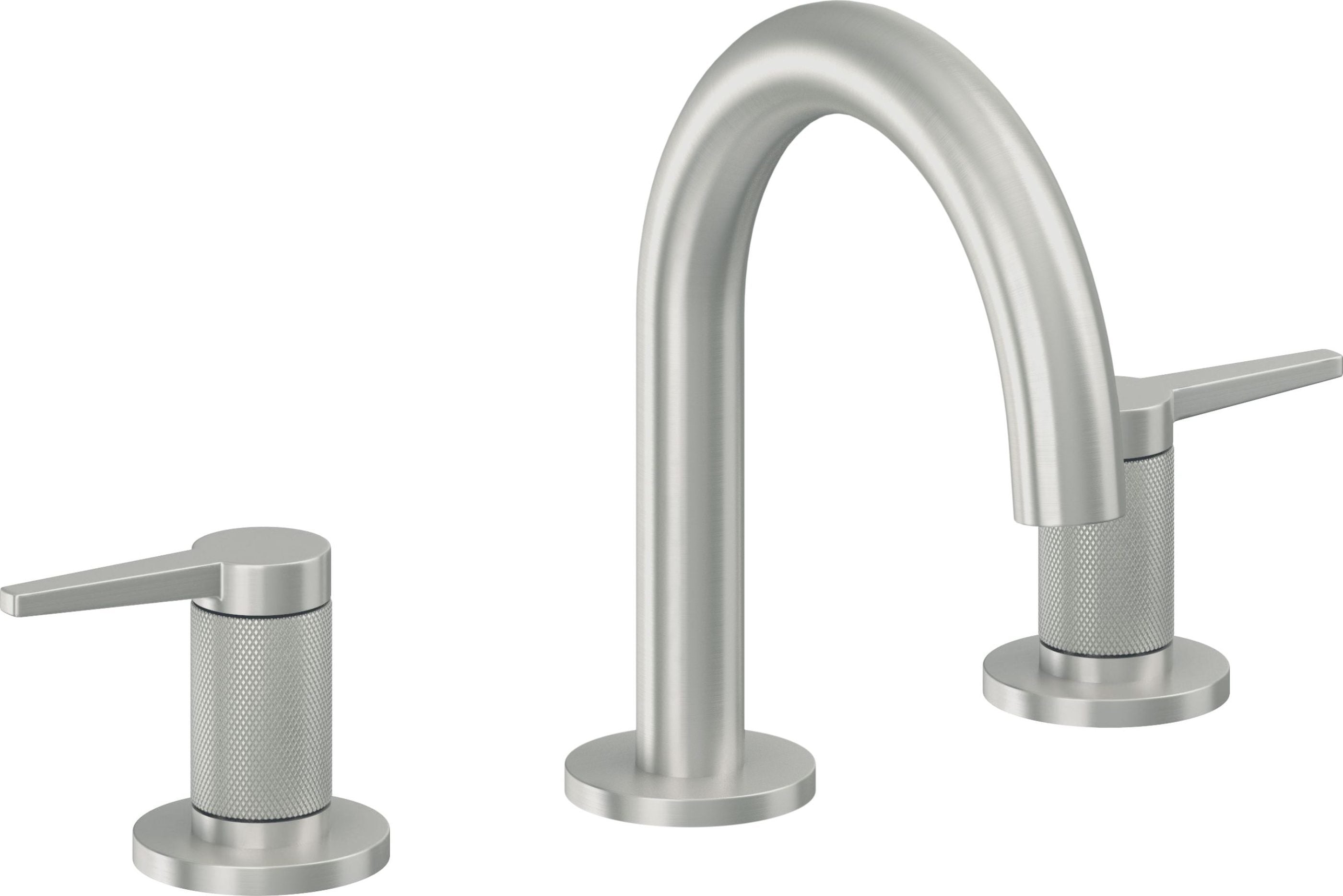 California Faucets - 5302MK-SC - 8" Widespread Lavatory Faucet - Satin Chrome (PVD) - D Street