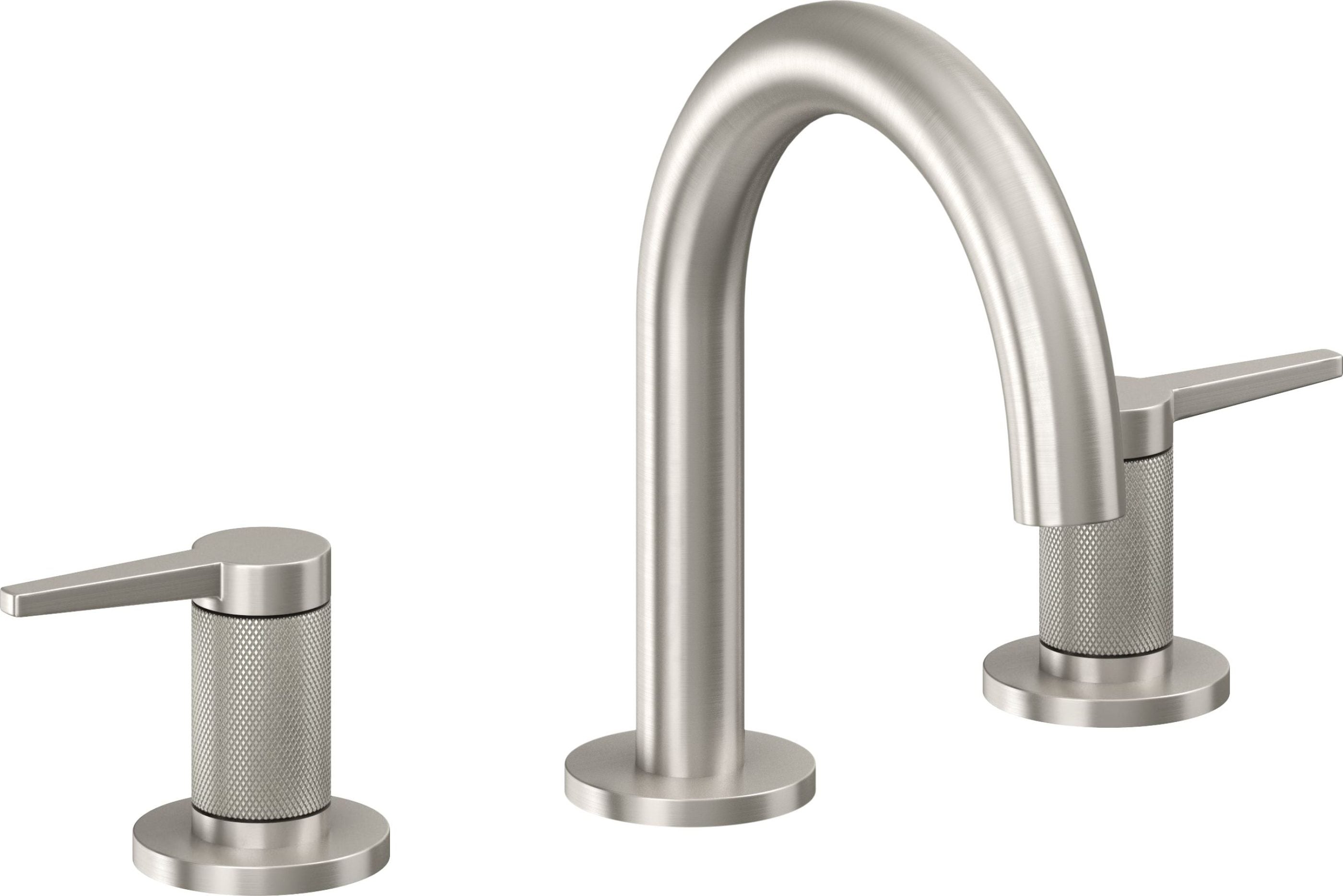 California Faucets - 5302MK-USS - 8" Widespread Lavatory Faucet - Ultra Stainless Steel (PVD) - D Street