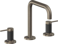 California Faucets - 5202QF-ANF - 8" Widespread Lavatory Faucet - Antique Nickel Flat - D Street