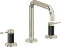 California Faucets - 5202QF-BNU - 8" Widespread Lavatory Faucet - Burnished Nickel Uncoated - D Street