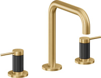 California Faucets - 5202QF-LSG - 8" Widespread Lavatory Faucet - Lifetime Satin Gold (PVD) - D Street