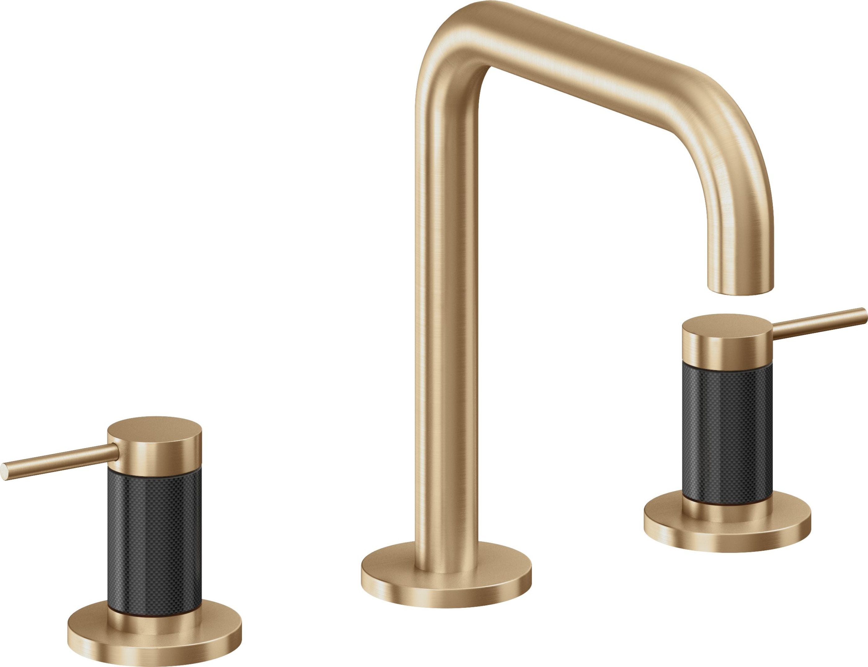 California Faucets - 5202QF-SBZ - 8" Widespread Lavatory Faucet - Satin Bronze (PVD) - D Street