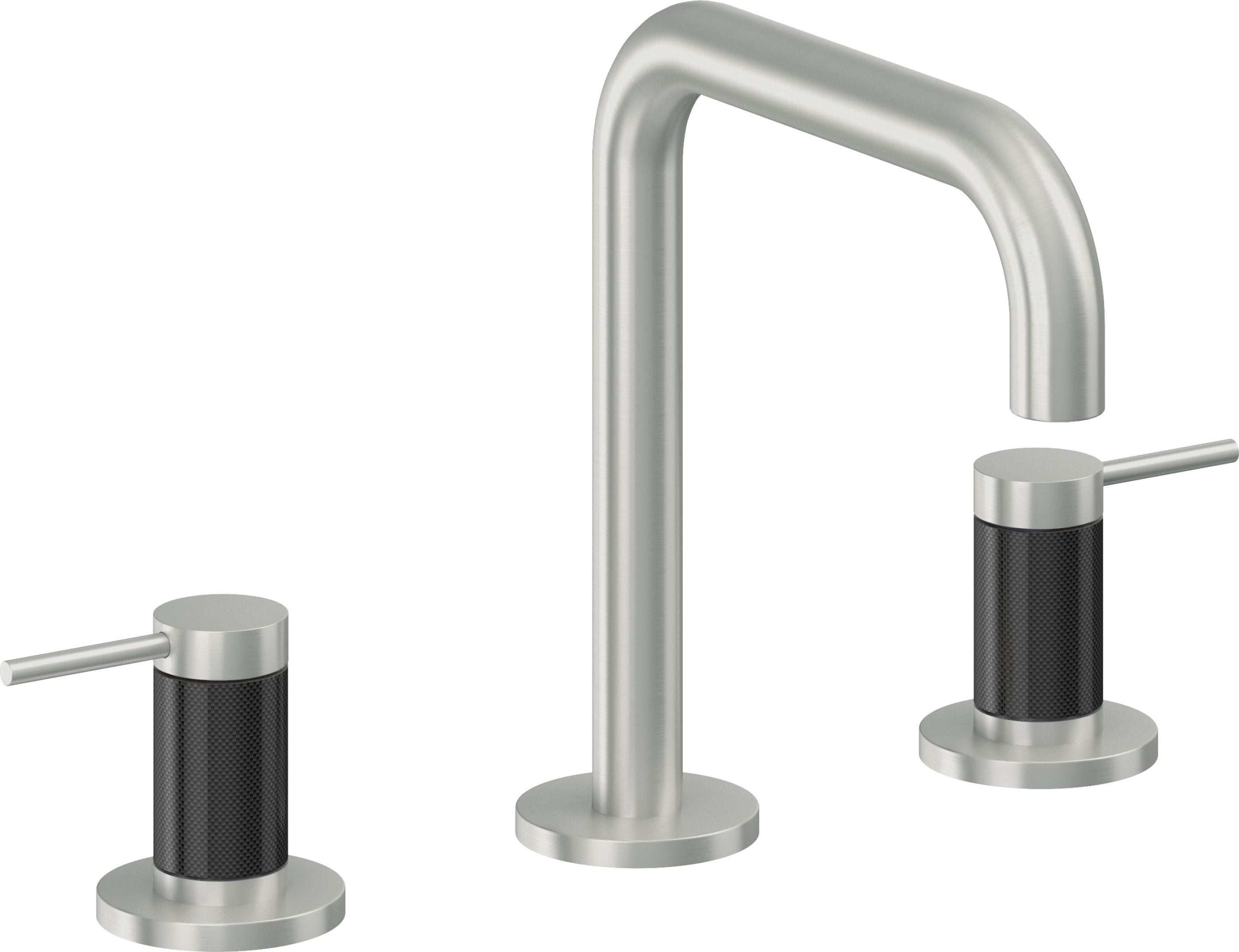 California Faucets - 5202QF-SC - 8" Widespread Lavatory Faucet - Satin Chrome (PVD) - D Street