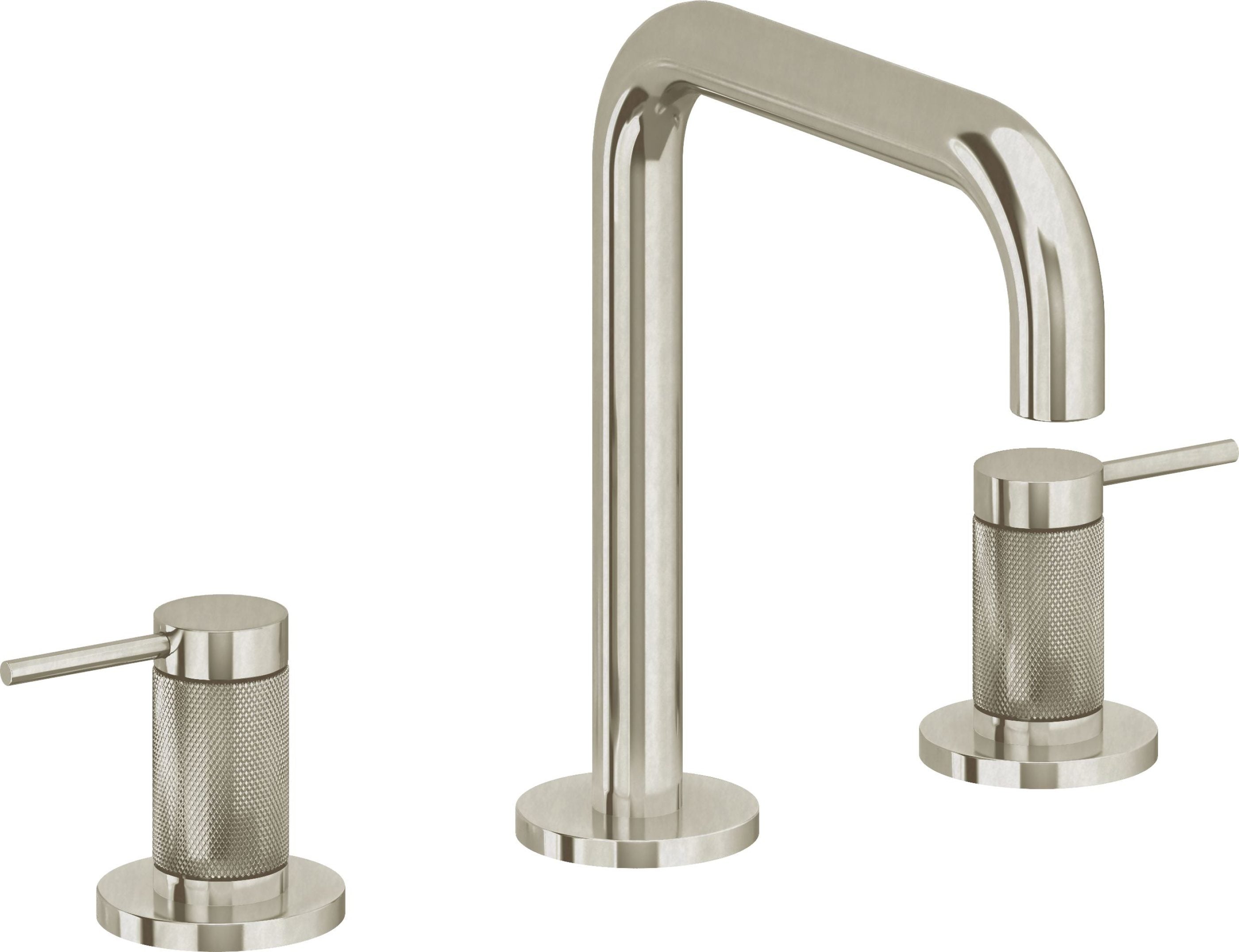 California Faucets - 5202QK-BNU - 8" Widespread Lavatory Faucet - Burnished Nickel Uncoated - D Street