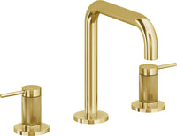 California Faucets - 5202QK-LPG - 8" Widespread Lavatory Faucet - Lifetime Polished Gold (PVD) - D Street