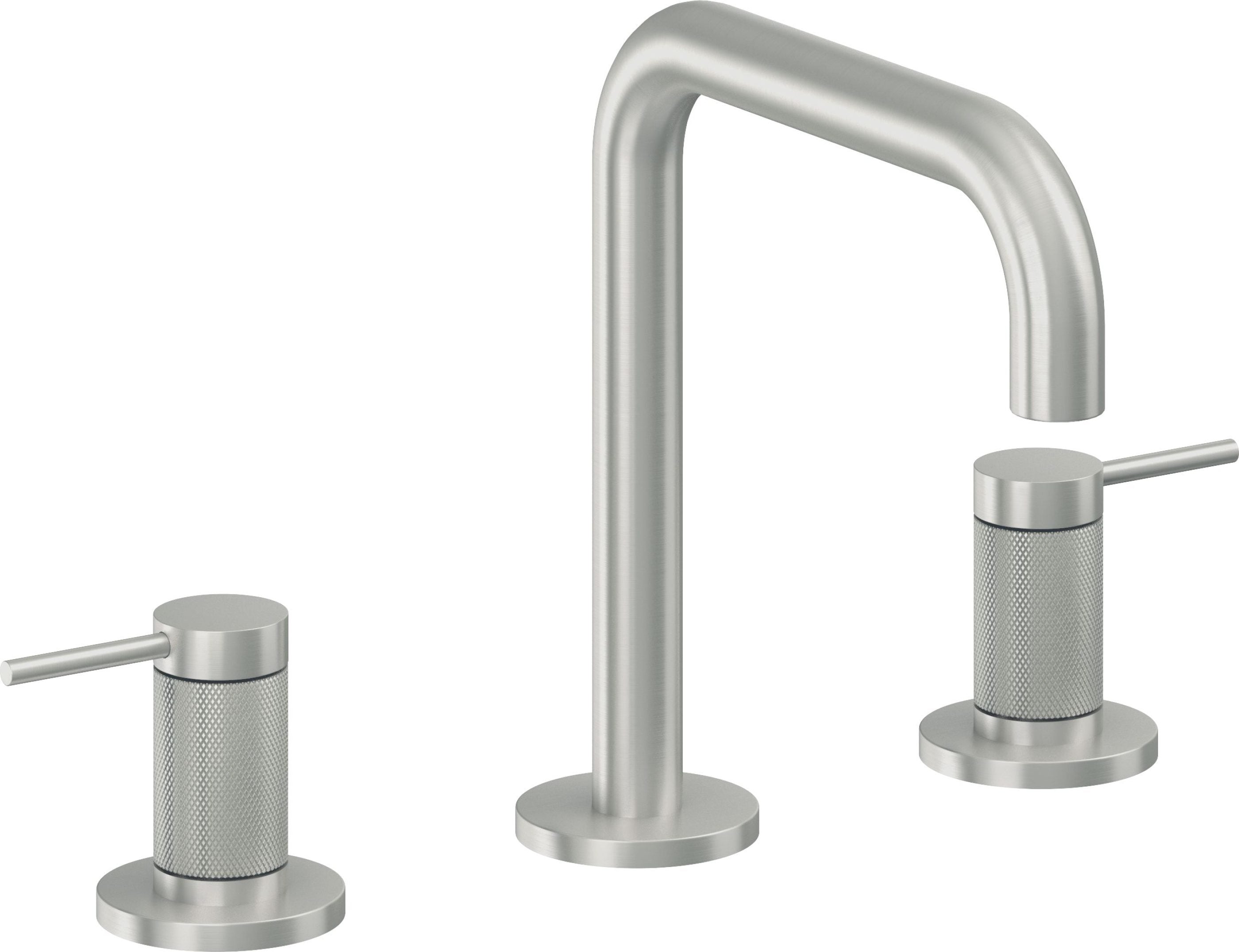 California Faucets - 5202QK-SC - 8" Widespread Lavatory Faucet - Satin Chrome (PVD) - D Street