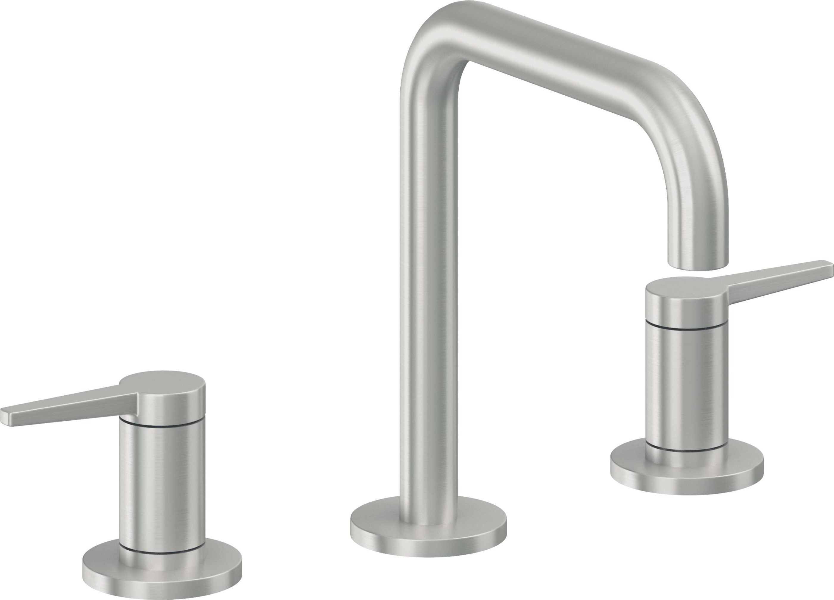 California Faucets - 5302Q-SC - 8" Widespread Lavatory Faucet - Satin Chrome (PVD) - D Street