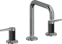 California Faucets - 5302QF-BLKN - 8" Widespread Lavatory Faucet - Black Nickel (PVD) - D Street