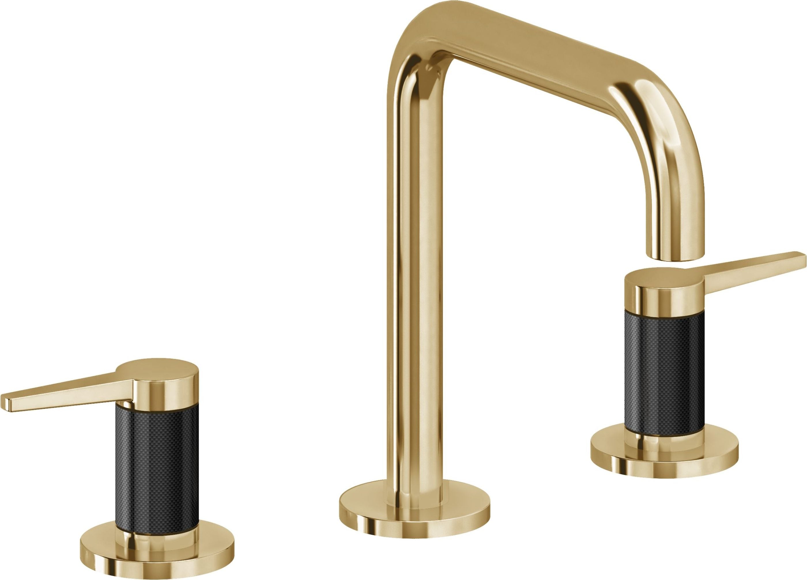 California Faucets - 5302QF-FRG - 8" Widespread Lavatory Faucet - French Gold (PVD) - D Street