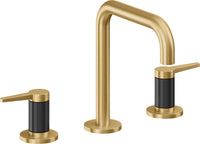 California Faucets - 5302QF-LSG - 8" Widespread Lavatory Faucet - Lifetime Satin Gold (PVD) - D Street