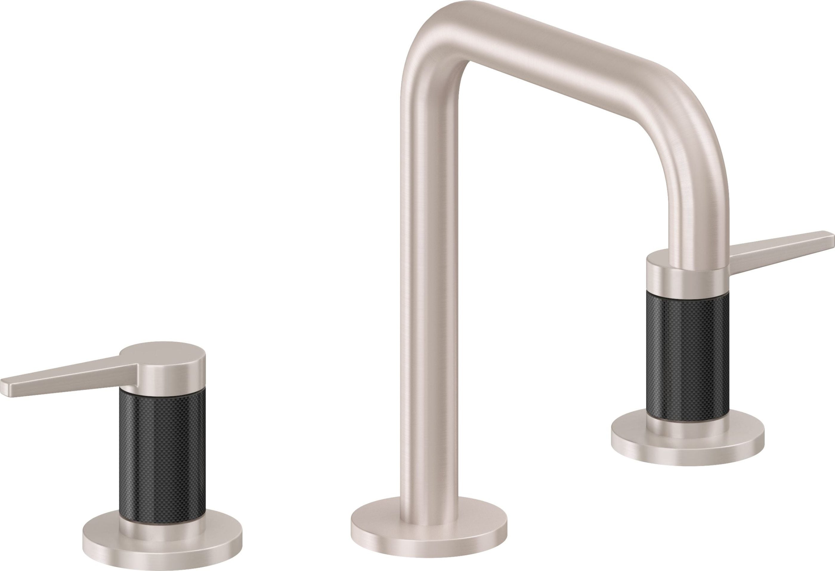 California Faucets - 5302QF-SN - 8" Widespread Lavatory Faucet - Satin Nickel  - D Street