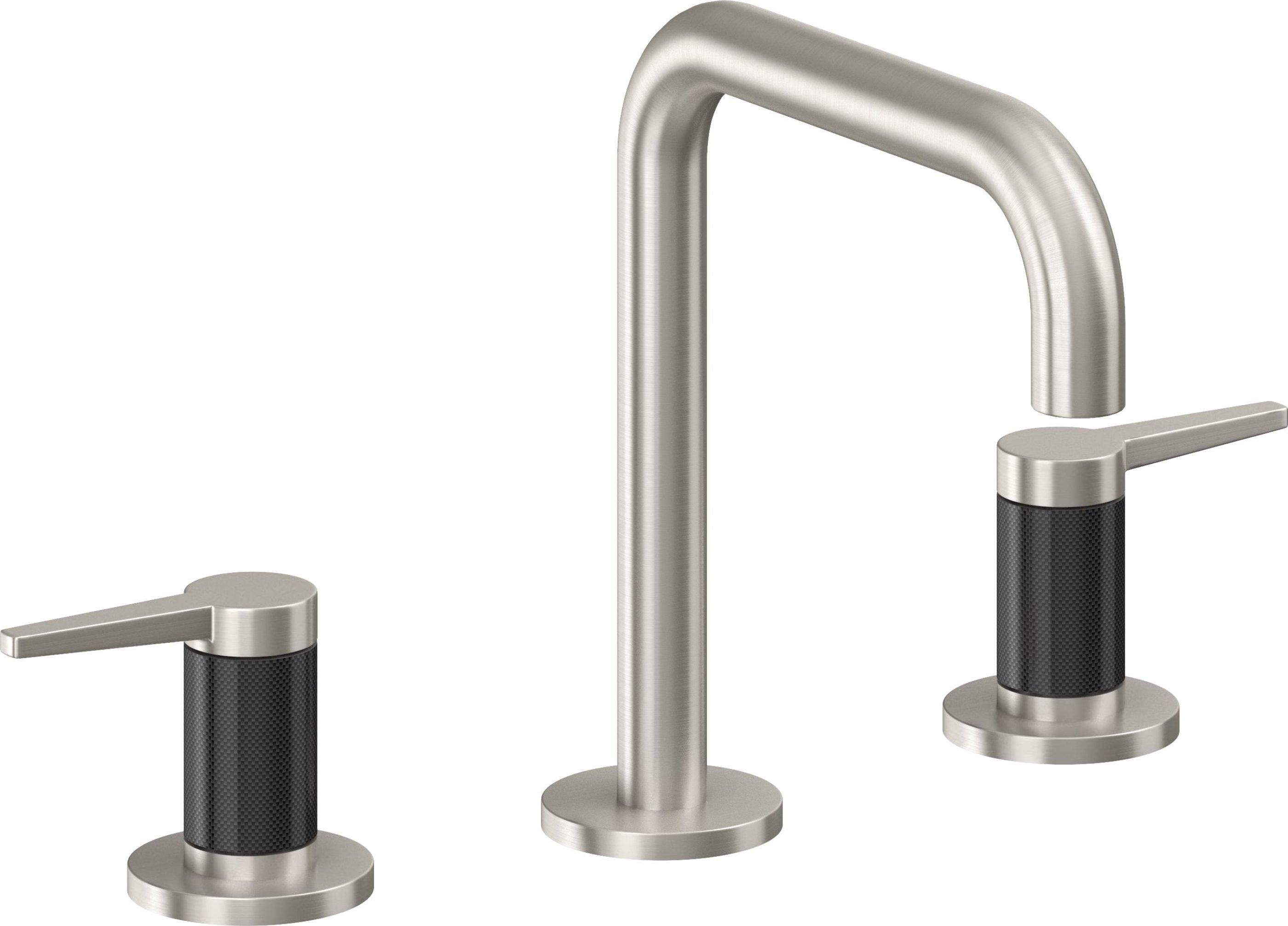 California Faucets - 5302QF-USS - 8" Widespread Lavatory Faucet - Ultra Stainless Steel (PVD) - D Street