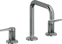 California Faucets - 5302QKZBF-BLKN - 8" Widespread Lavatory Faucet with Completely Finished ZeroDrain - Black Nickel (PVD) - D Street