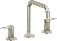 California Faucets - 5302QK-BNU - 8" Widespread Lavatory Faucet - Burnished Nickel Uncoated - D Street