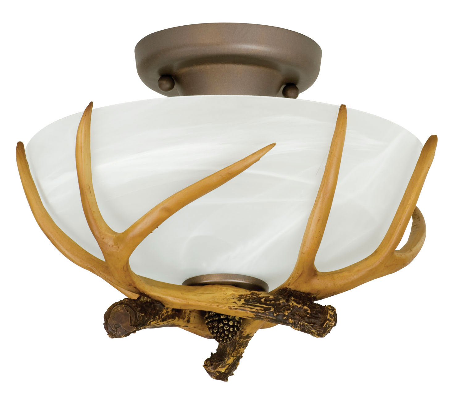 Craftmade - X1611-EB - X1611 flush Two Light Semi Flush Mount in European Bronze Finish - X1611 flush