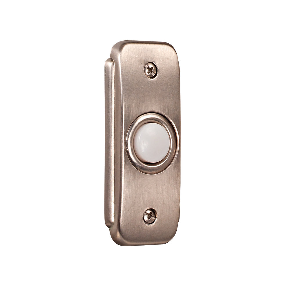 Craftmade - BR2-PW - Push Button-Recessed Stepped Rectangle Lighted Push Button in Pewter Finish - Push Button-Recessed