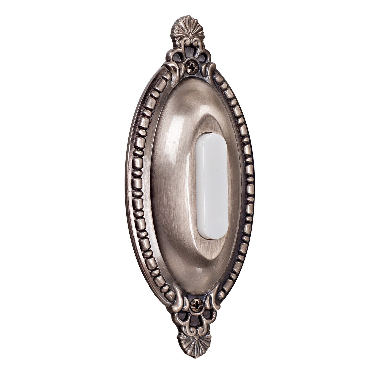 Craftmade - BSOO-AP - Push Button-Surface Mount Surface Mount Oval Ornate Lighted Push Button in Antique Pewter Finish - Push Button-Surface Mount