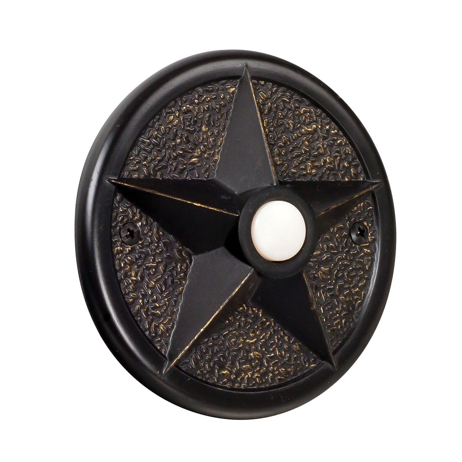 Craftmade - PB3036-AZ - Designer Surface Mount Button Surface Mount Star Lighted Push Button in Antique Bronze Finish - Designer Surface Mount Button