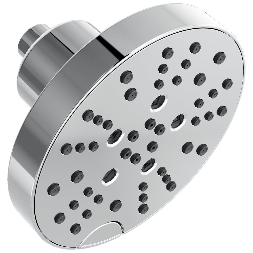 Delta Universal Showering Components: 5-Setting H2OKinetic Round Cont Raincan - Maison&Co.