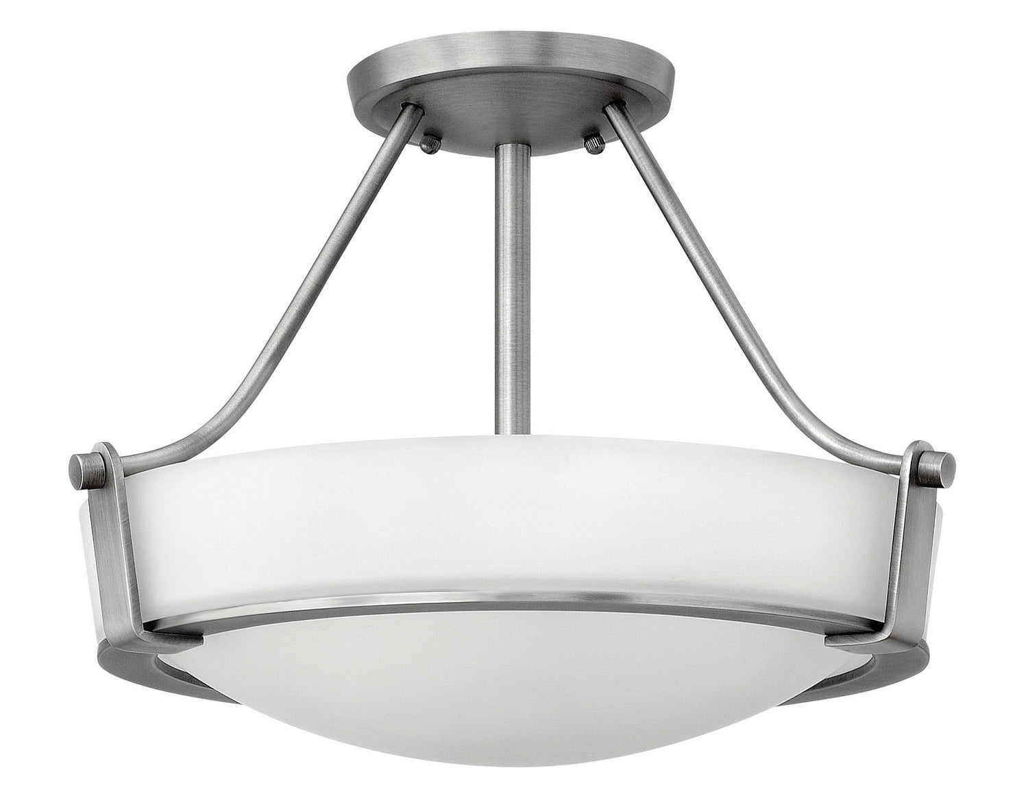 Hinkley - 3220AN-LED - LED Semi-Flush Mount - Hathaway - Antique Nickel