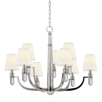 Hudson Valley - 989-PN-WS - Nine Light Chandelier - Dayton - Polished Nickel